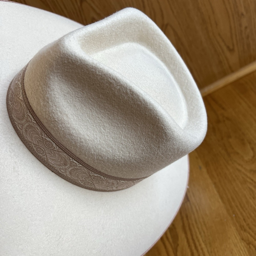 Lack Of Color Fedora Hat 100% Australian Wool Size Medium - Picture 12 of 15